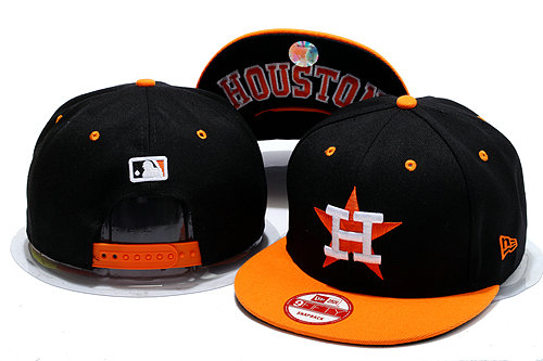 Houston Astros Black Snapback Hat YS 0528